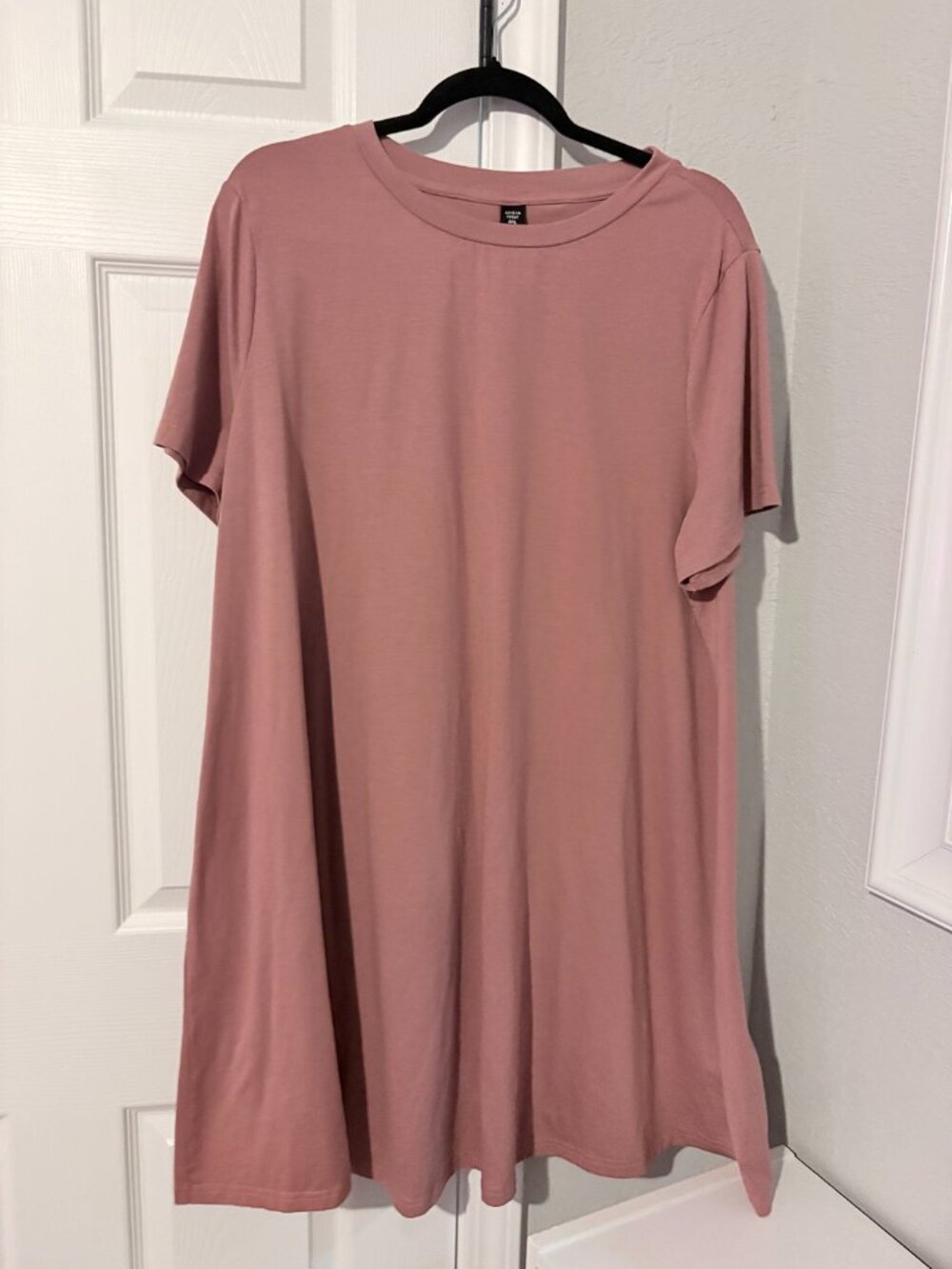 WOMEN'S PINK T SHIRT DRESS